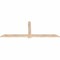 Ekena Millwork Eugene Smooth Timber Gable Bracket, Douglas Fir, 72"W x 27"H x 1 1/2"D x 3 1/2"F, 9/12 Pitch GBW072X27X0204EUG00SDF - alternate 3